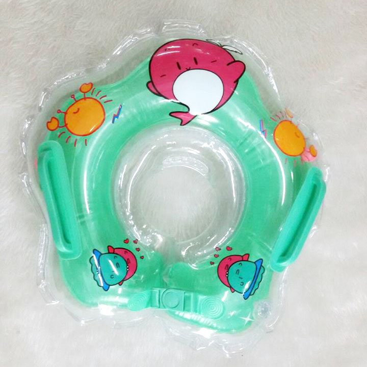 ห่วงยางสวมคอว่ายน้ำ สำหรับทารก ยี่ห้อ ABC ลายปลาโลมา