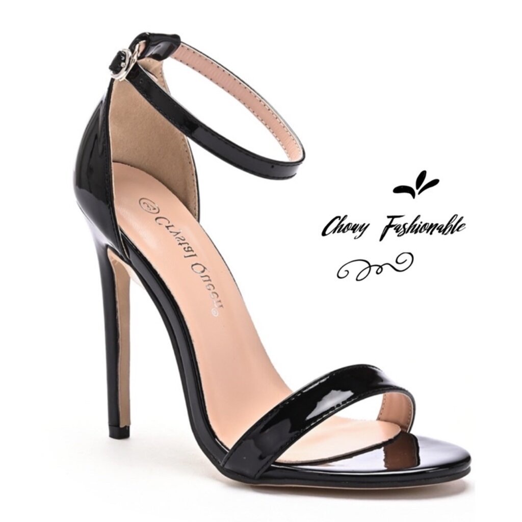 รองเท้าส้นสูงไซส์ใหญ่ 38-46 สูง 4 นิ้ว ส้นสูงนางแบบ ไซส์ใหญ่ KR1099H11