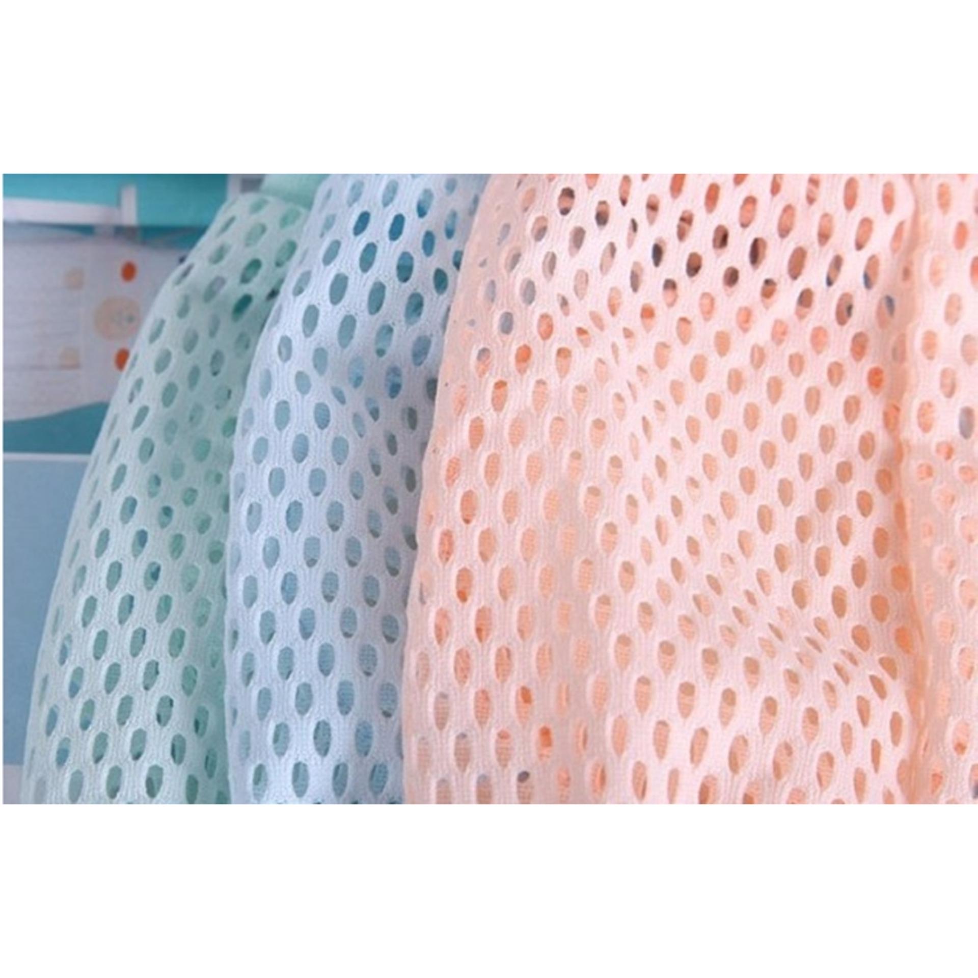 สนับเข่าเด็กเล็ก หัดเดิน-หัดคลาน ผ้าฝ้ายตาข่าย บุฟองน้ำ คละลาย