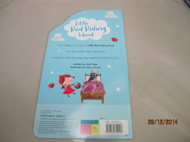 Nick Page & Clare Fennel : Reading with Phonics : Little Red Riding Hood หนังสือหัดอ่านภาษาอังกฤษด้วยโฟนิกส์ หนูน้อยหมวกแดง Make Believe Ideas