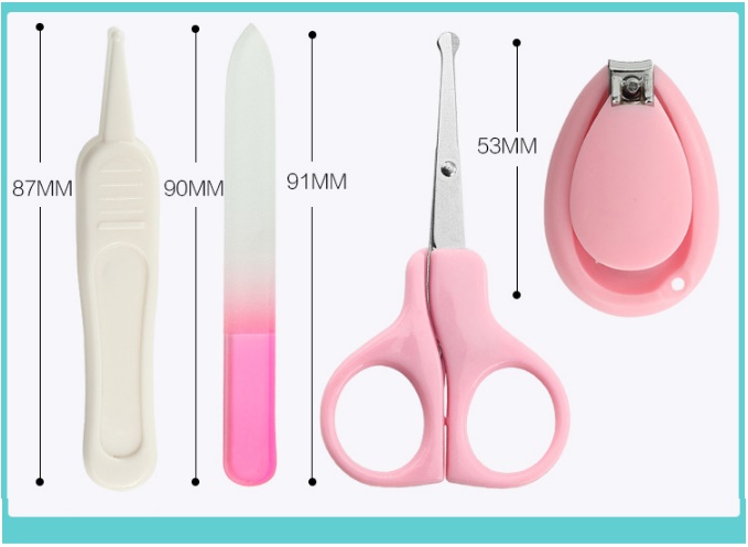กรรไกรตัดเล็บเด็ก Set 4 ชิ้น สุดคุ้ม พร้อมกล่องเก็บ