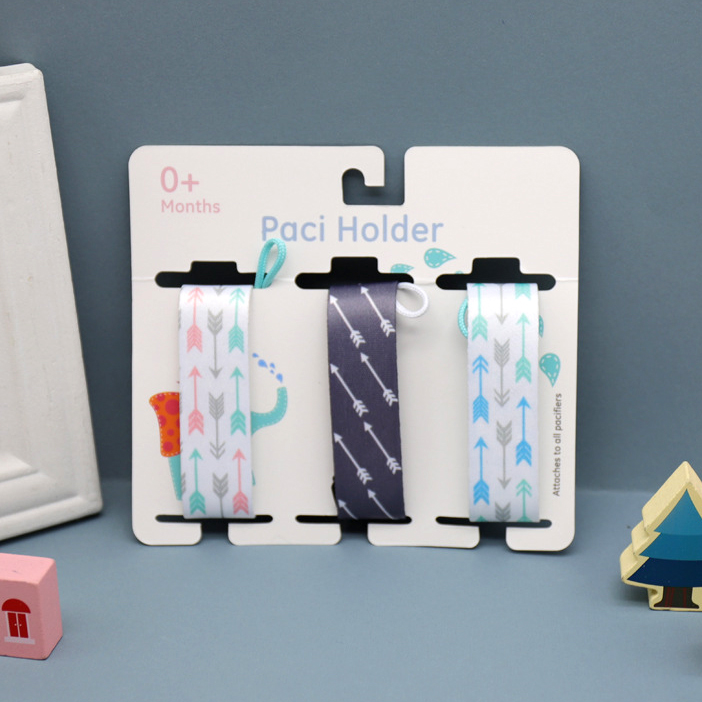 [แพค 3 ชิ้น] สายห้อยจุกหลอก สายหนีบคล้องจุกหลอก/ยางกัด ตัวหนีบจุกหลอก จุกนม Pacifier Clip (BPA-Free)(0 m+)