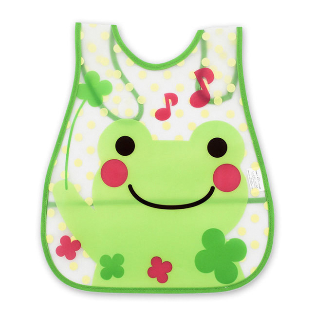 NanaBaby ผ้ากันเปื้อนกินข้าว กันน้ำ PEVA สำหรับเด็กเล็ก 0-3 ขวบ มีช่องรองเศษอาหาร