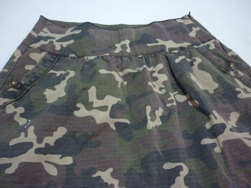 กระโปรงลายพรางไซด์ใหญ่ สวยน่ารัก 30-48-18