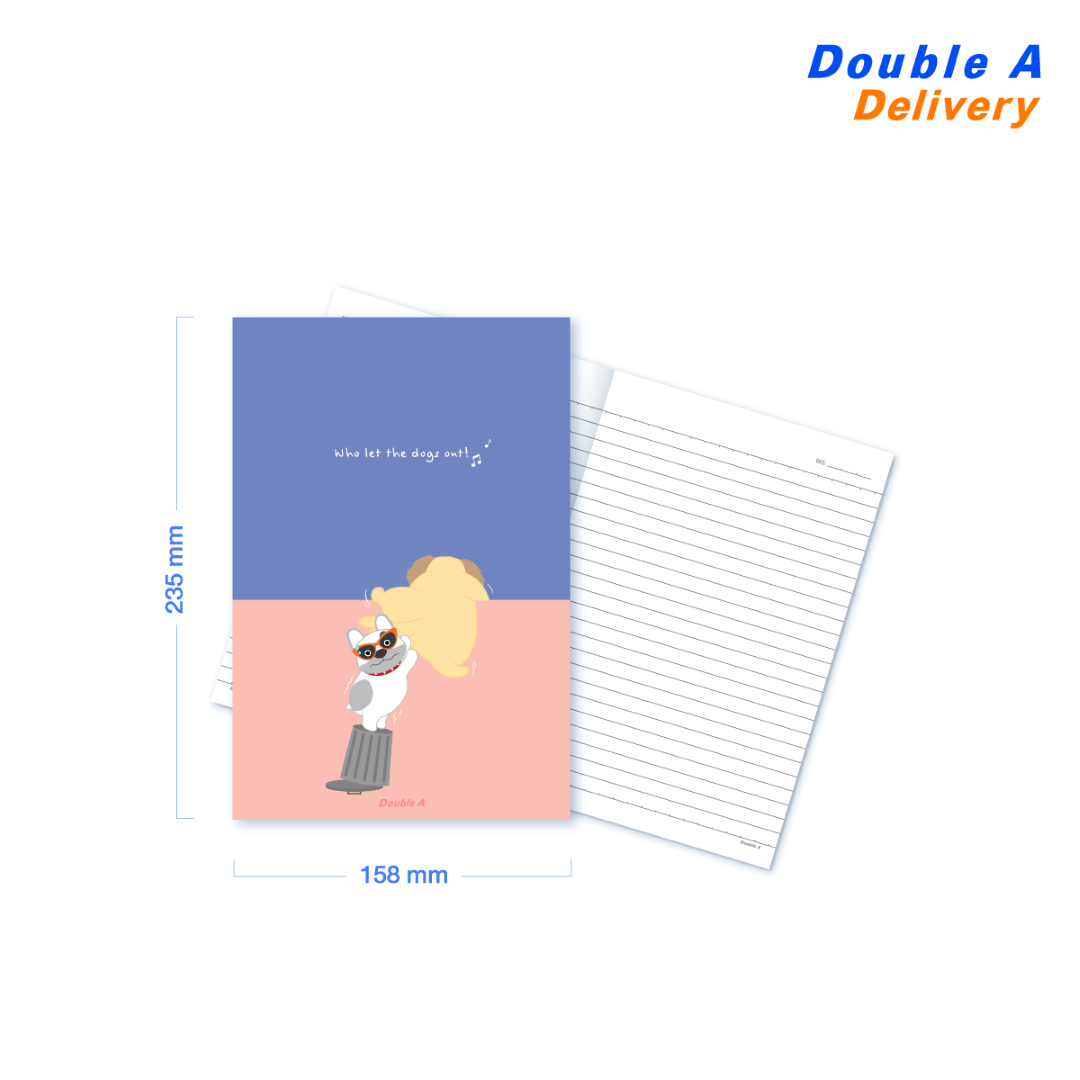 (12 เล่ม) สมุดมุงหลังคาตัดเก้า 80แกรม 24แผ่น ลาย Furever