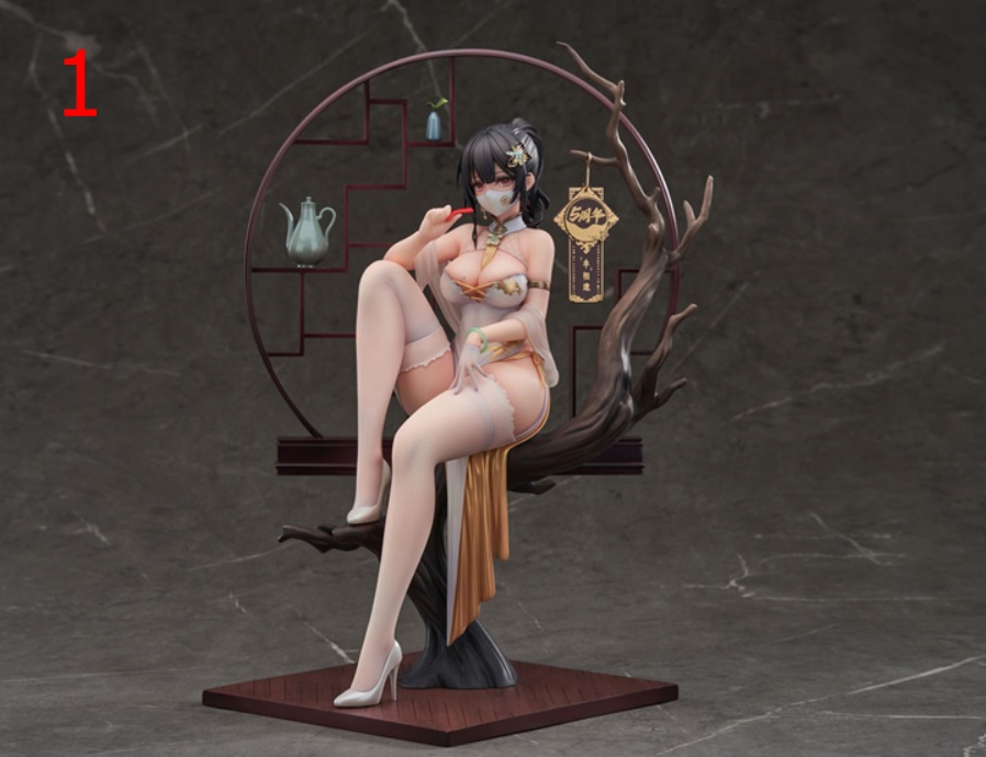 [เปิดจอง] Xiami 【Fortunate to Meet】Qipao ver. 1/7 Scale Painted Figure (white) โบนัส postcards*3 ราคา 4100-4400