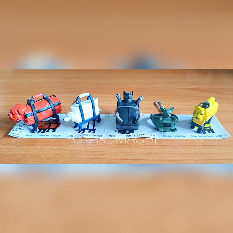 กาชาปอง Panda's Hole Bag Dog