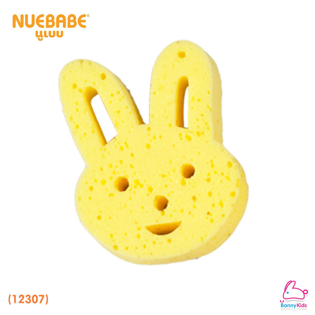 (12307) NUEBABE (นูเบบ) Bath Sponge ฟองน้ำอาบน้ำเด็ก รูปสัตว์ (คละลาย)