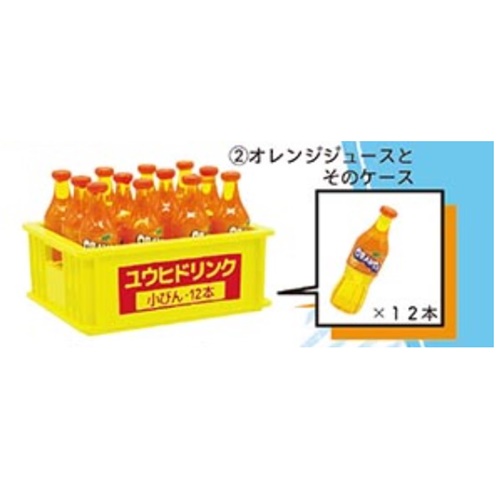 กาชาปองโมเดลขวดน้ำยกโหลในลัง 12 Bottles and Their Cases