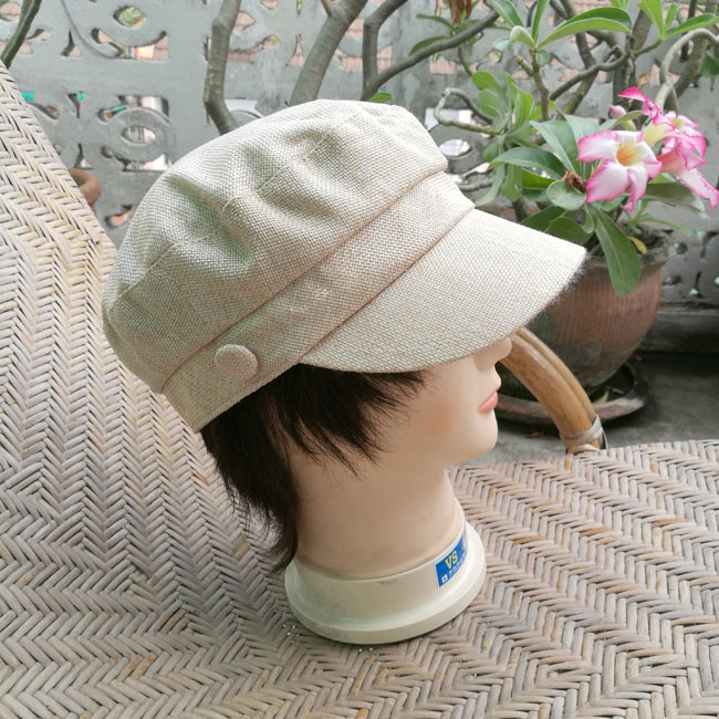 หมวกแก๊ปทรงนิวส์บอย NATURAL BEAUTY BASIC ผ้า canvas สวยมาก