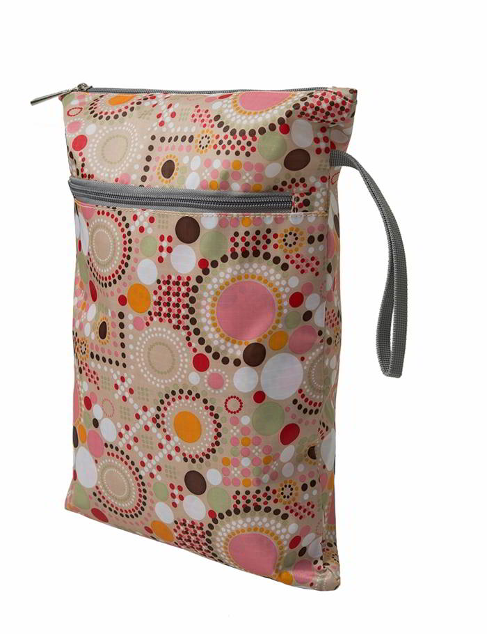 Ecosusi กระเป๋าคุณแม่ กระเป๋าสัมภาระคุณแม่ กระเป๋าแม่ลูกอ่อน แขวนรถเข็นเด็กได้ หิ้ว สะพายไหล่ได้ (Pink)