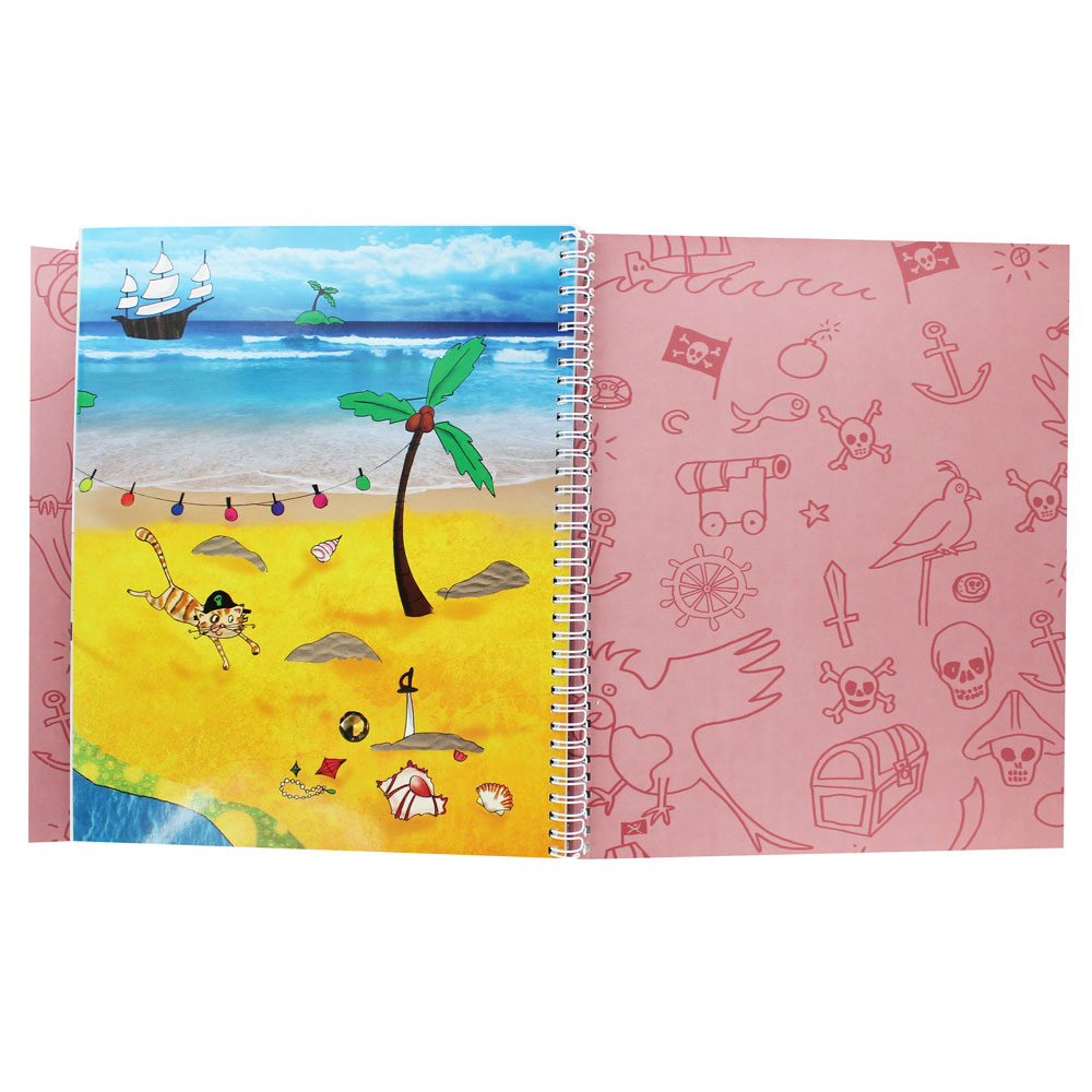 Andrea Pinnington : Pirates Creativity Book หนังสือกิจกรรมสร้างจิณตนาการ ธีม โจรสลัด