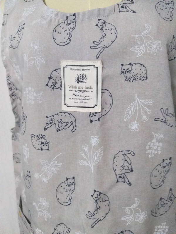 ผ้ากันเปื้อน KURONEKO CLUB ทาสแมวต้องไม่พลาด