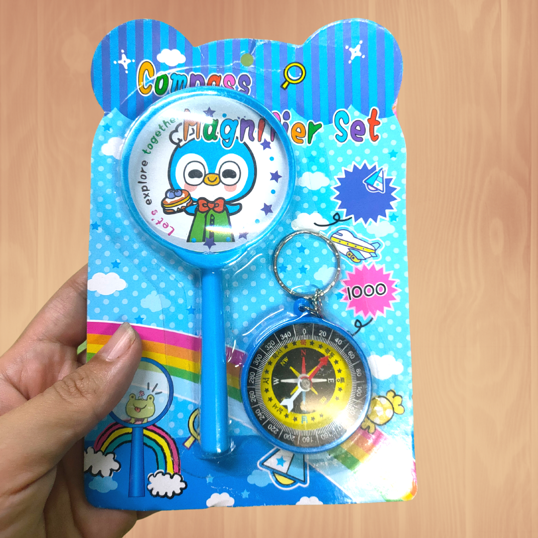 แว่นขยายเด็กเล่น ของเล่นวิทยาศาสตร์ ชุดสำรวจธรรมชาติรอบตัว