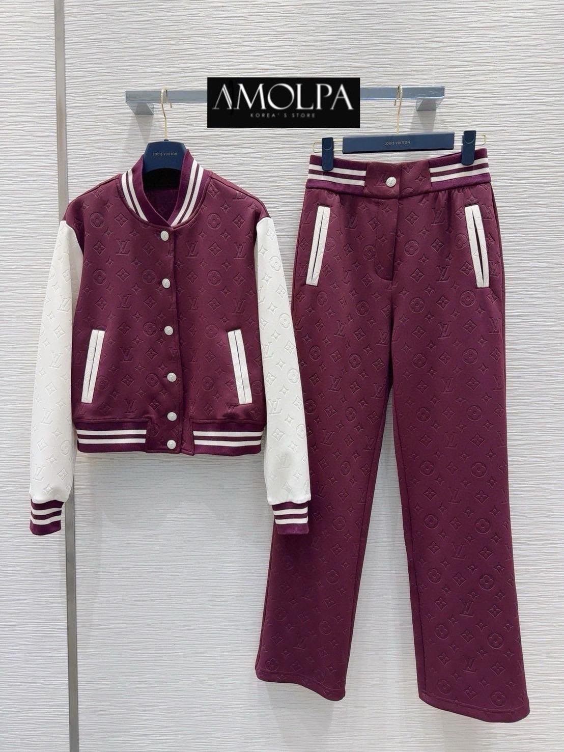 SET JACKET LV งาน Hiend เนื้อผ้าดีม๊าก ผ้าใส่สบายมากกกก ใส่สบาย : สินค้าคุณภาพ (พร้อมส่ง)