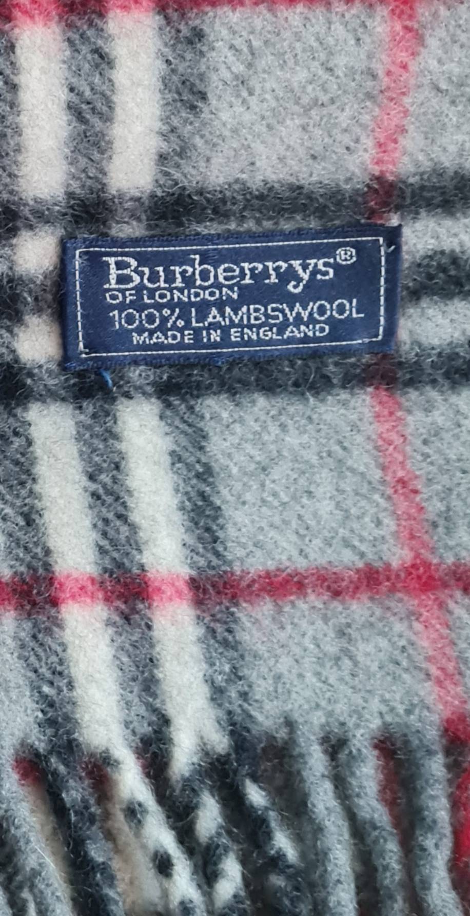 ผ้าพันคอ Burberrys 100% Wool อุ่นติดลบ
