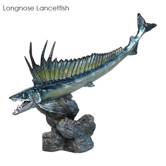 กาชาปองฟิกเกอร์ปลาใต้ทะเลลึก Illustrated Encyclopedia of Creatures Mini Collection Deep Sea Fish