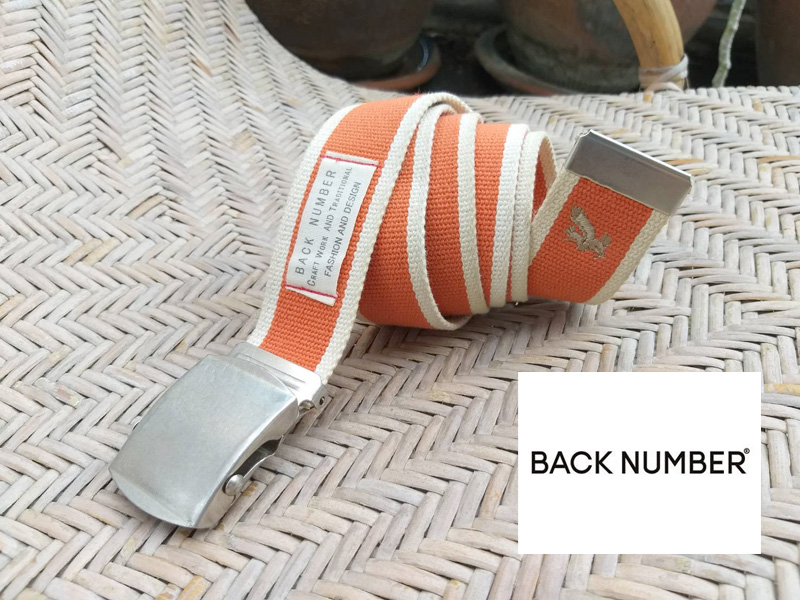 เข็มขัดเชือกถักทหาร BACK NUMBER