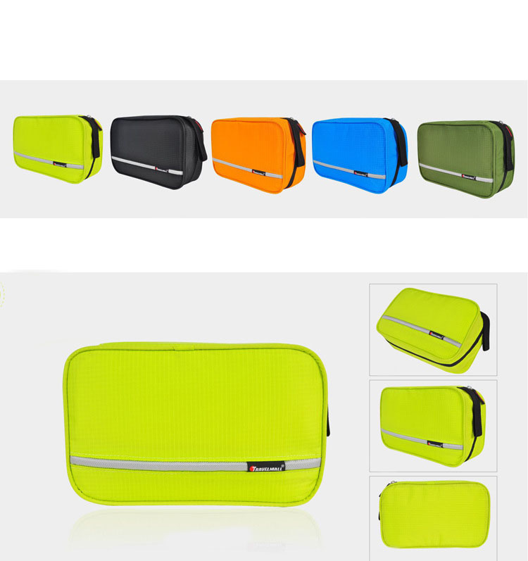 Travelicons กระเป๋าใส่อุปกรณ์อาบน้ำ 4 ส่วน ใส่อุปกรณ์อาบน้ำ แขวนได้ ทำจากไนล่อนกันน้ำ ทนทาน พกพาสะดวกมี 5 สีให้เลือก