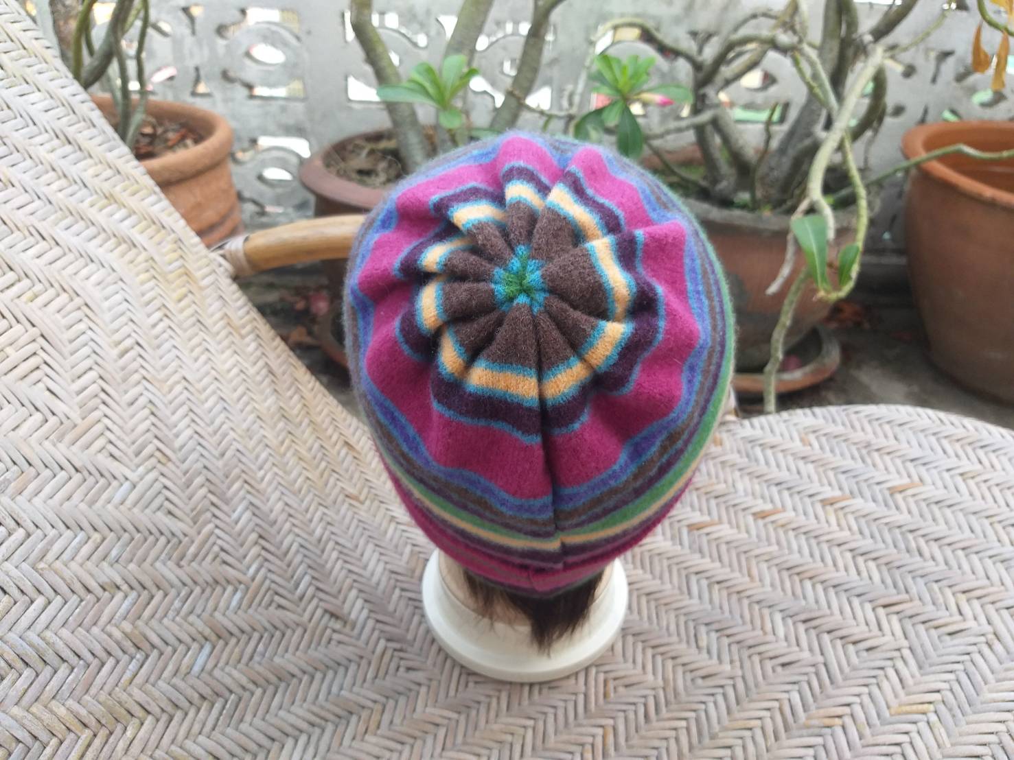 หมวกไหมพรมขนสัตว์ Made in UK (ของใหม่)