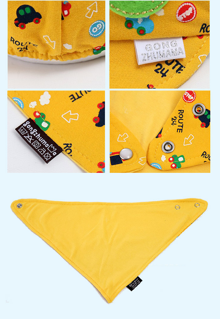 หมวกเด็ก Set หมวกแก๊ป+ผ้ากันเปื้อนเด็ก Let's Ride! สำหรับเด็กเล็กวัย 3-24 เดือน