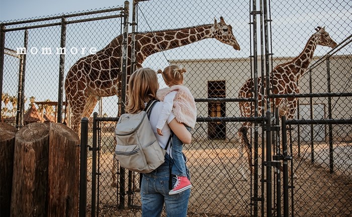 mommore กระเป๋าคุณแม่ กระเป๋าสัมภาระคุณแม่ กระเป๋าแม่ลูกอ่อน กันน้ำ พร้อมแผ่นรองเปลี่ยนผ้าอ้อม จุมาก น้ำหนักเบา เหมาะสำหรับเดินทาง (Grey)