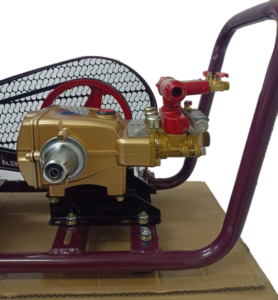 ปั๊มสามสูบครบชุดพร้อมเครื่องยนต์เบนซิน6.5แรง ส่งฟรี