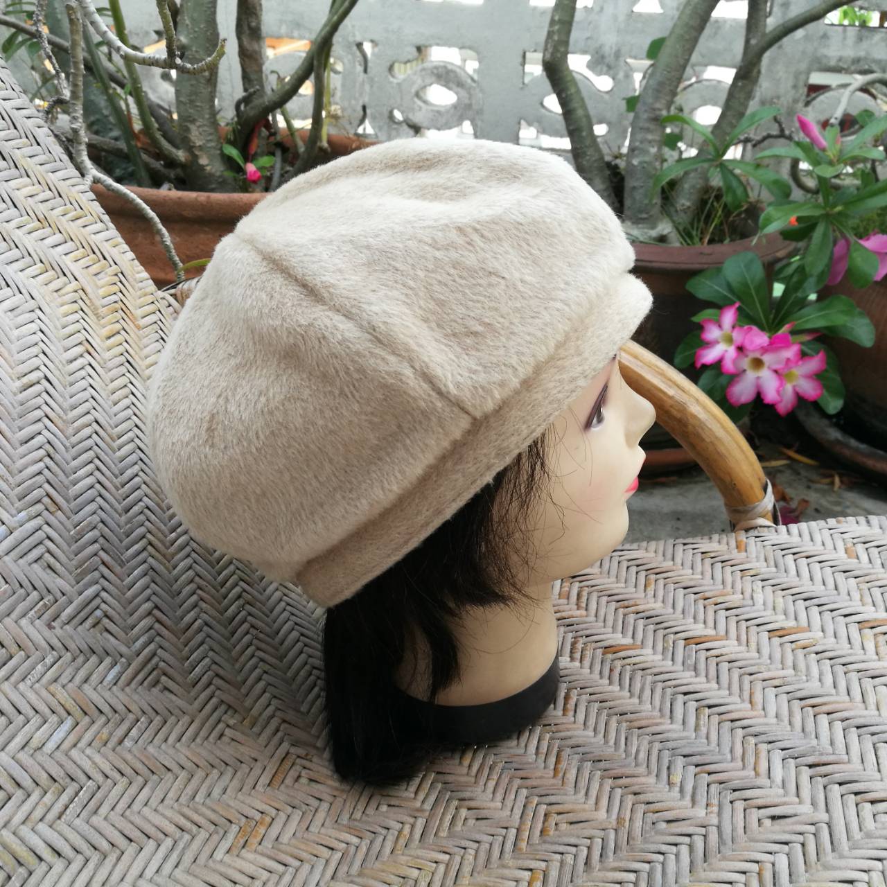 หมวกเบเร่ต์ขนสัตว์ ทรงฟักทอง น่ารักมากกก