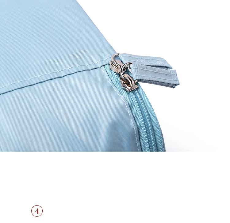 กระเป๋าอเนกประสงค์ กระเป๋าใส่เครื่องสำอาง ขนาดพกพาสะดวก ผลิตจากโพลีเอสเตอร์กันน้ำ (Portable Travel Makeup Cosmetic Bag Organizer Multifunction Case for Women)