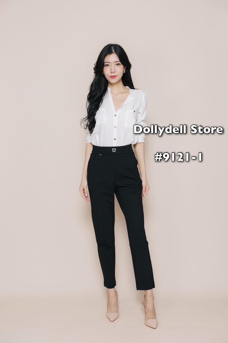 กางเกงทรงใส่ทำงานเอวด้่นหลังเป็นสม๊อคยืดๆได้ตามตัว มีกระเป๋าจริงเนื้อผ้าคุณภาพดี ใส่สบาย : สินค้าคุณภาพ (พร้อมส่ง)