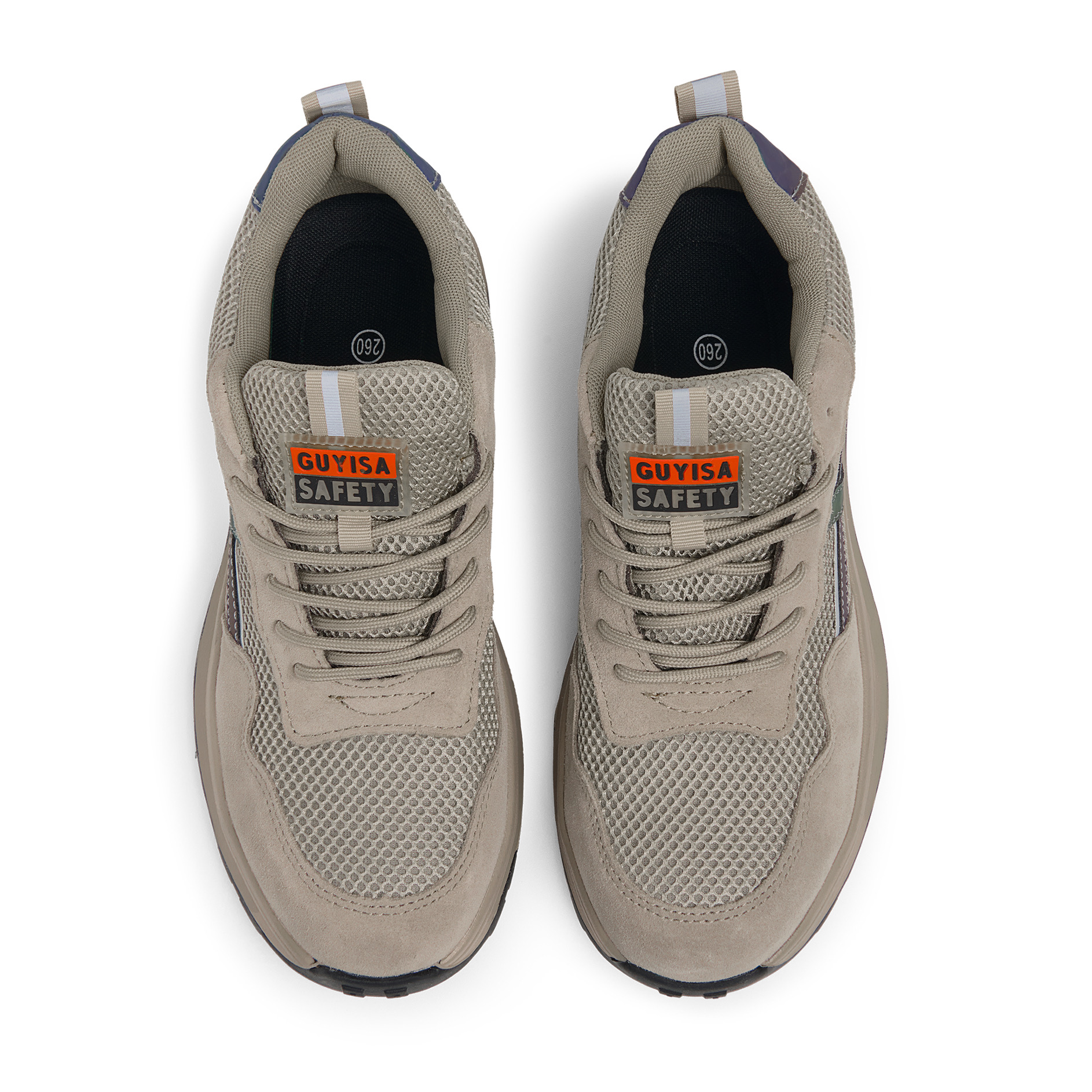 รองเท้าเซฟตี้แฟชั่น 37-45 Safety Composite Toe รองเท้าเซฟตี้ ผ้าใบเซฟตี้ KR1139