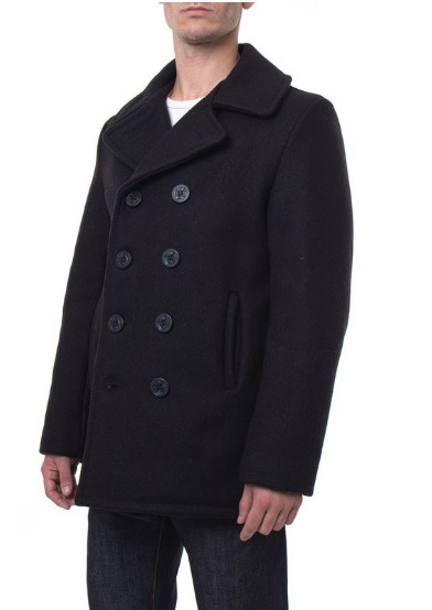 โค้ทขนสัตว์อย่างหนาติดลบ U.S. 740N PEA JACKET อก42