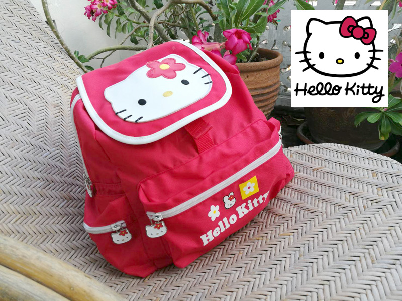 กระเป๋าเป้เด็ก Hello Kitty ลิขสิทธิ์แท้