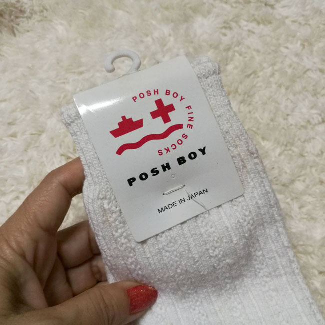 ถุงเท้าชาย เนื้อดีมาก ลายสวย Made in Japan