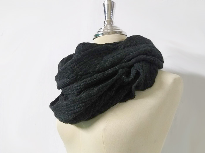 ผ้าพันคอโดนัท C DE C COUP DE CHANCE ไหมพรมถักลายสวย