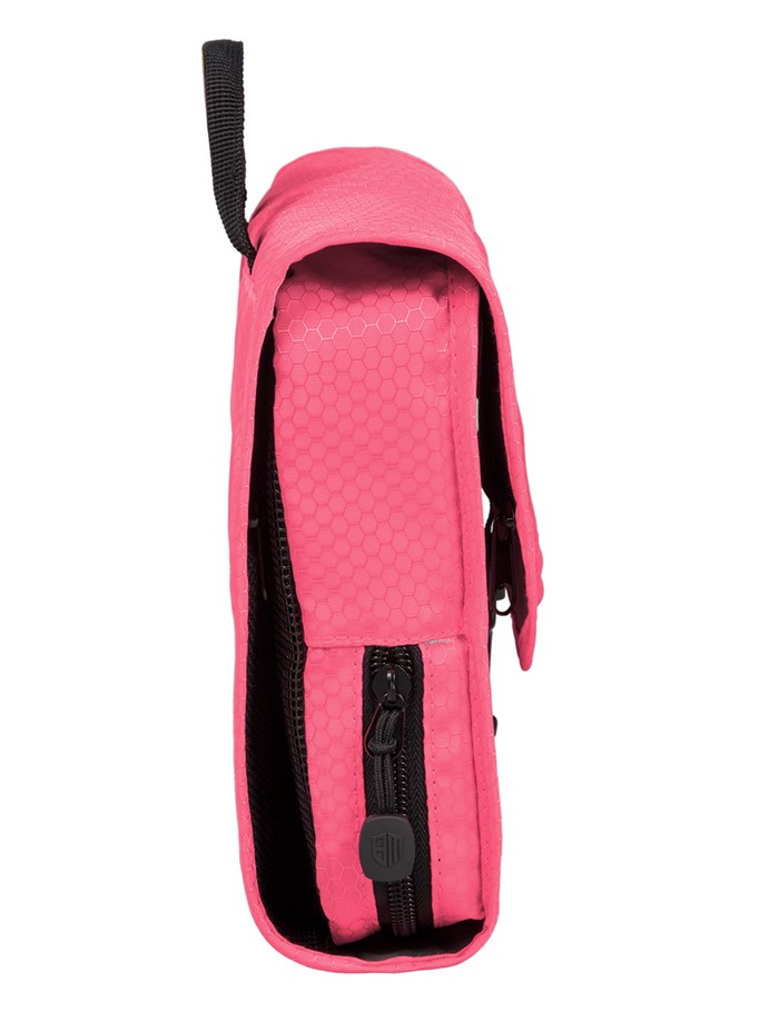 Bagsmart กระเป๋าใส่อุปกรณ์อาบน้ำ คุณภาพสูง ใส่อุปกรณ์อาบน้ำ แขวนได้ สำหรับเดินทาง ท่องเที่ยว (Pink)