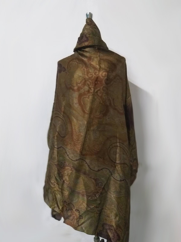 ผ้าคลุมไหล่ ห่มตัวผืนใหญ่ 100%Silk Made in ITALY (ของใหม่)