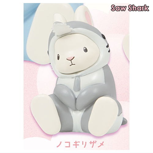 กาชาปองฟิกเกอร์กระต่าย X ฉลาม Shark Usagi Mascot Figure