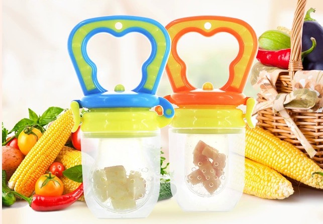 จุกกินผลไม้เด็ก ซิลิโคน NanaBaby เด็กจับกินเองได้ BPA-Free