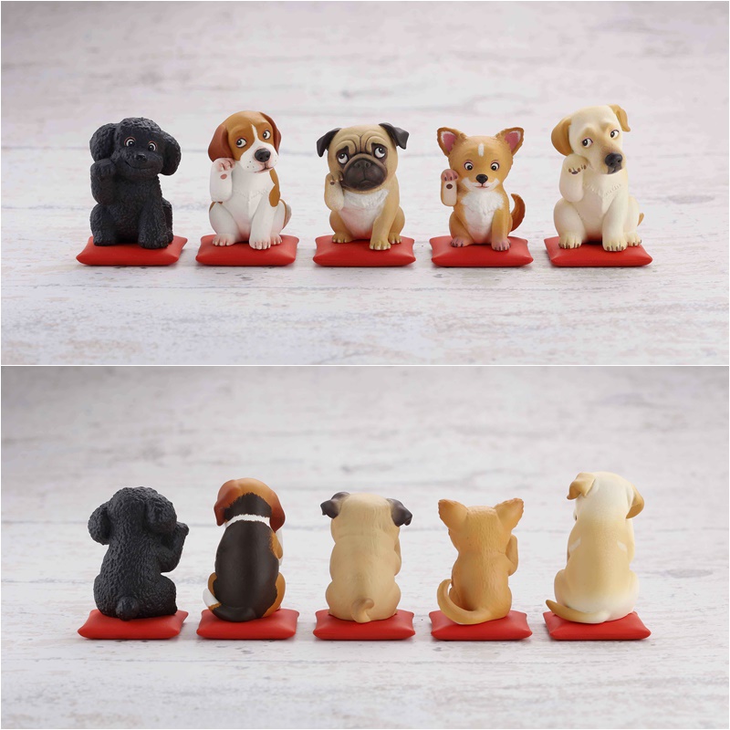 กาชาปองฟิกเกอร์น้องหมากวักนำโชค Capsule Q Museum Kunio Sato's Lucky Dog 2
