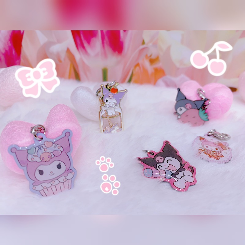 กาชาปองคุโรมิ Sanrio Characters Kuromi Sweets Charm