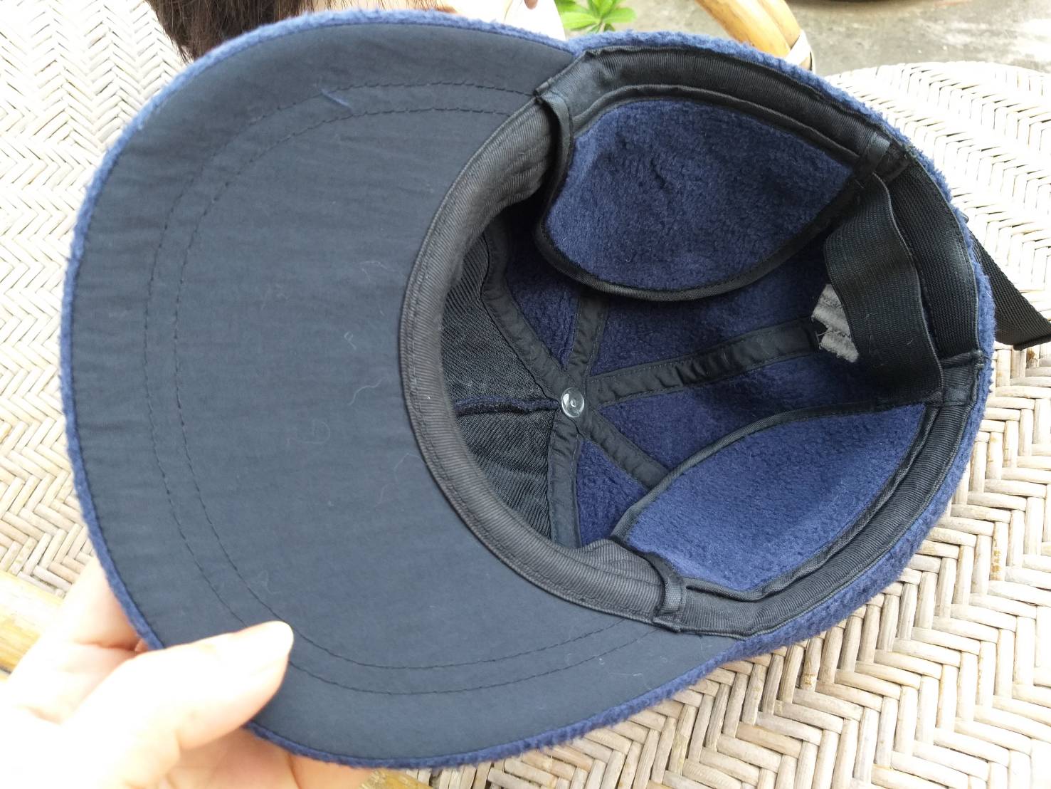 หมวกแก๊ปผ้าฟลีซหนา mont-bell ปิดหูได้ อุ่นมาก