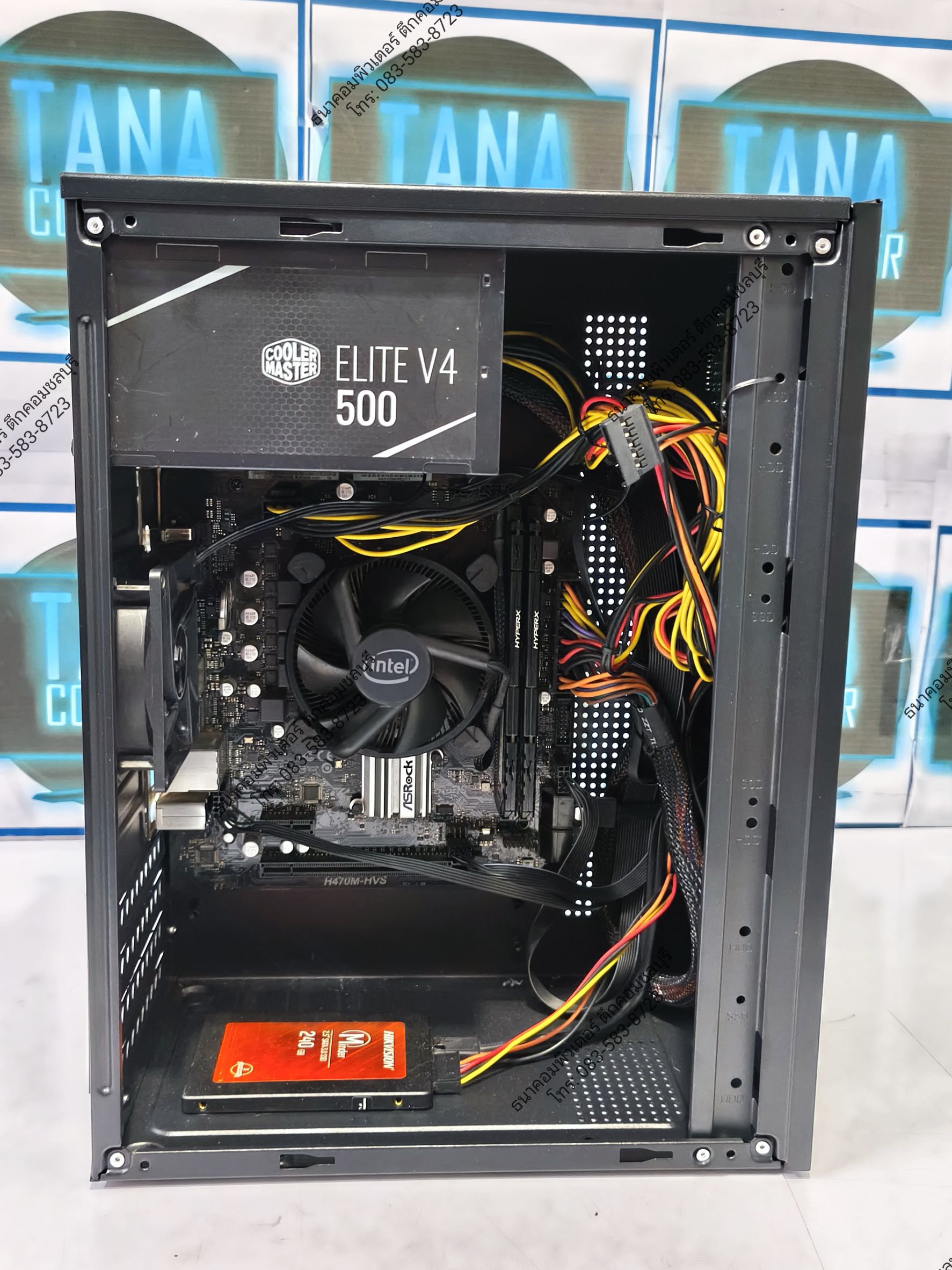 (คอมมือสองทำงาน) Intel I3-10105 Ram16gb SSD240GB