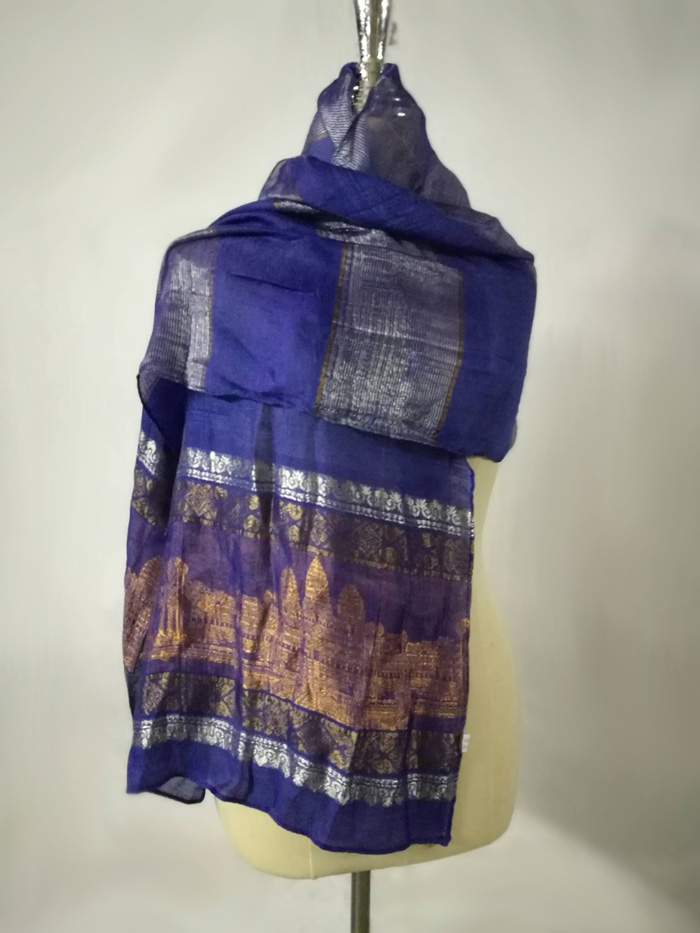 ผ้าคลุมไหล่ Combodia Silk สวยมาก ผ้านุ่มมากกก (ของใหม่)