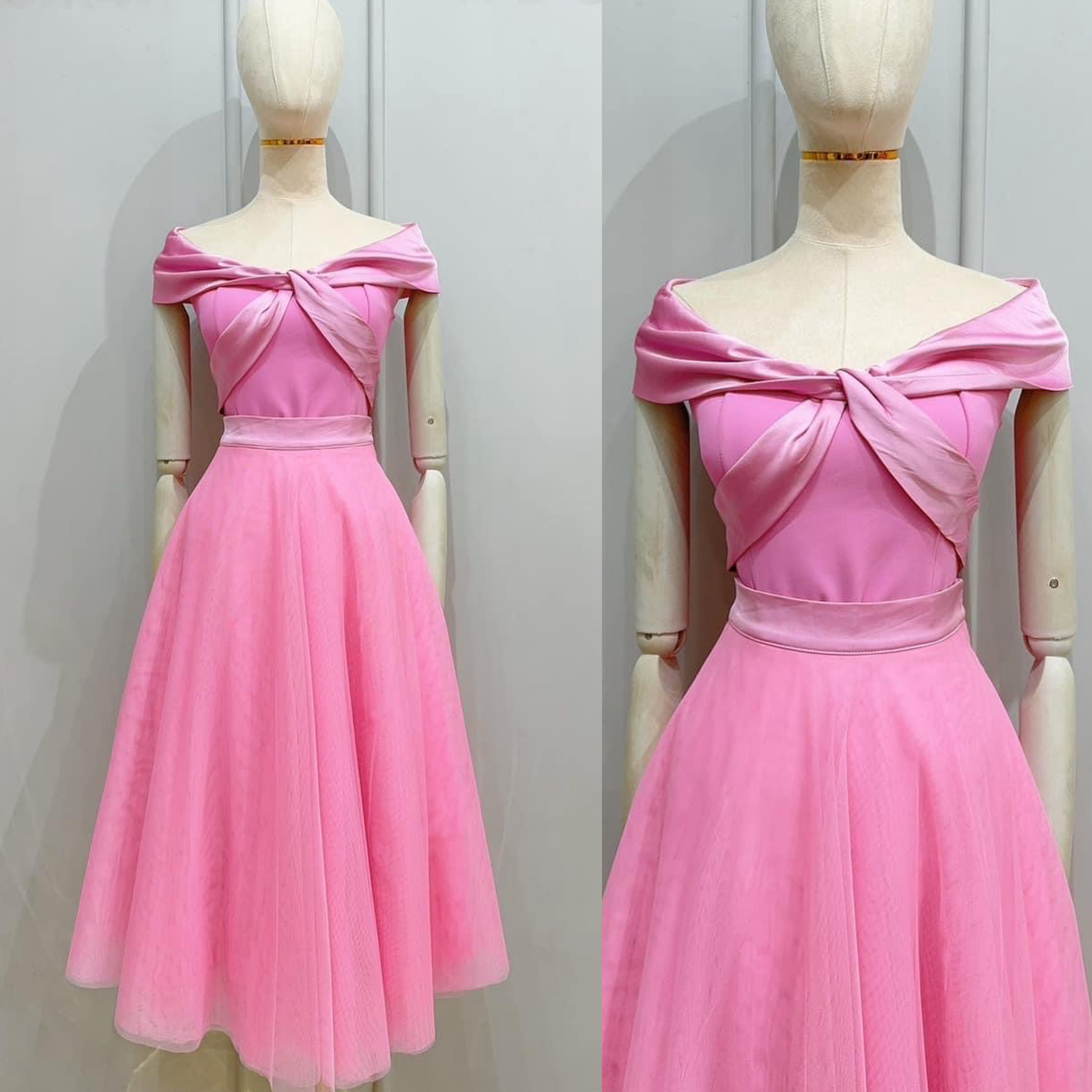 เชตเสื้อดีไซน์ปาดไหบ ช่วงอก ตัดต่อผ้าดีไซน์ไขว้อก เสริมฟองน้ำ ตัวเสื้อใช้ เนื้อผ้าเกรดพรีเมี่ยมทั้งตัว มาพร้อมกับกระโปรง ตาข่ายสุดพอง งานมีซับใน ซิปหลัง ใส่สบาย : สินค้าคุณภาพ (พร้อมส่ง)