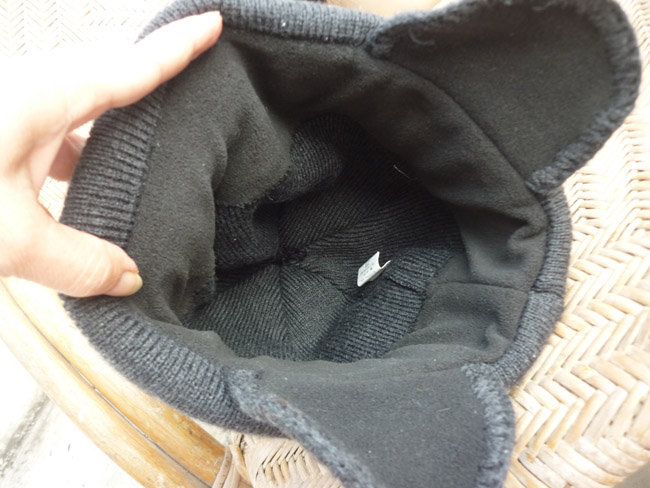 หมวกขนบุฟลีซด้านใน หนานุ่มอุ่นติดลบ