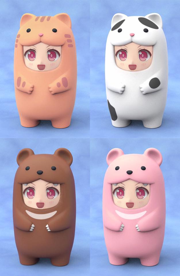 พร้อมส่งNendoroid More: Face Parts Case -Brown Bear สีละ450 สนใจสีไหนระบถุได้ครับ