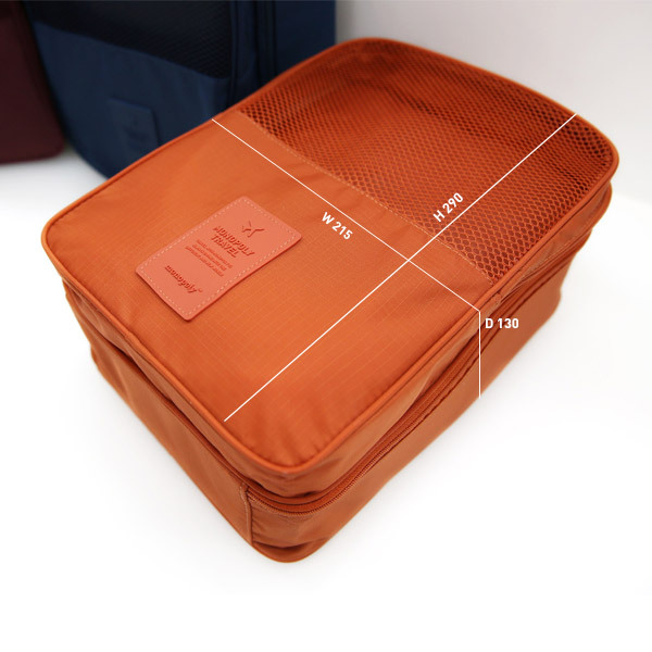 กระเป๋าใส่รองเท้าสำหรับเดินทาง กันน้ำได้ ถือพกพาสะดวก มี 6 สีให้เลือก