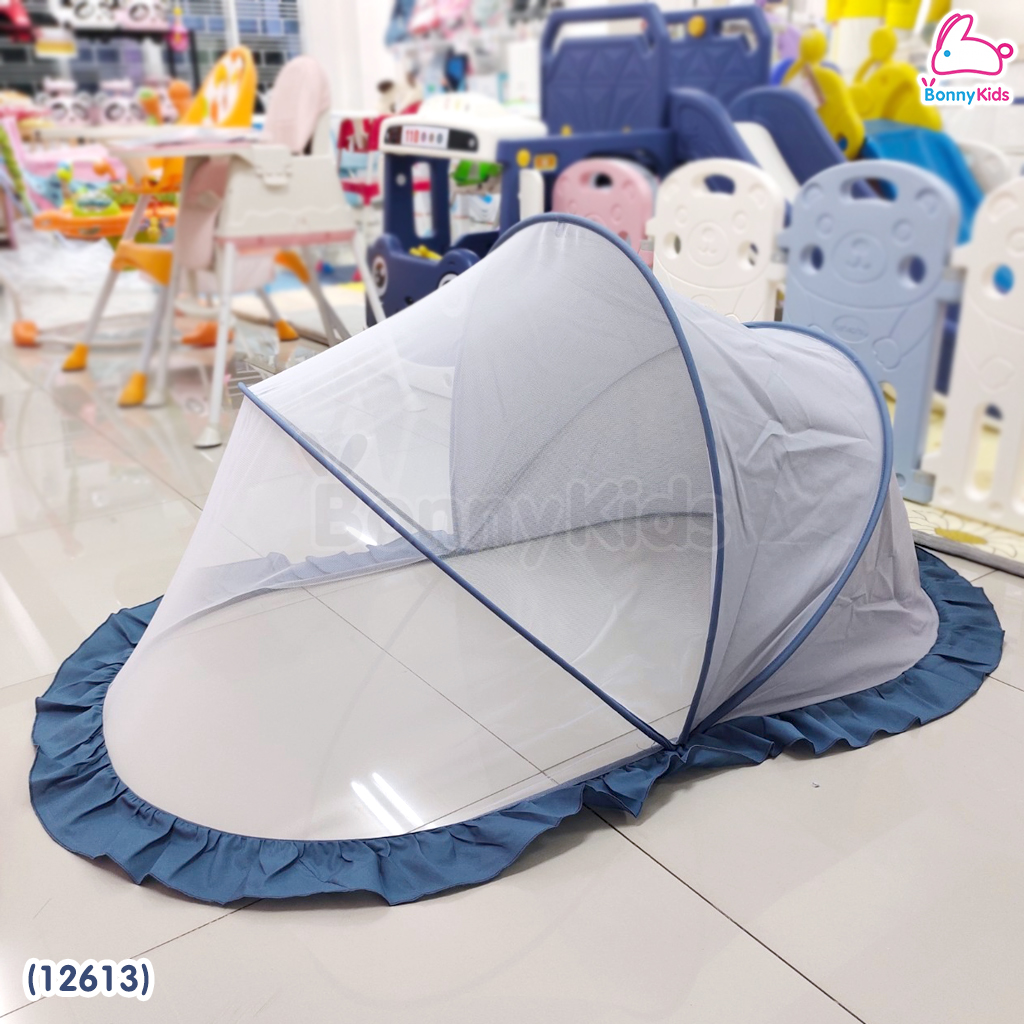 (12613) Palm&Pond มุ้งครอบเด็ก แบบพับเก็บง่าย พกพาสะดวก ไซส์ L (ขนาด 120x75x75 cm.)