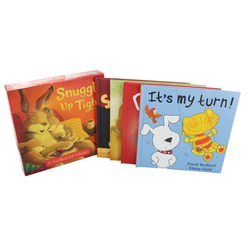 Little Tiger Press : 4 Books Gift Collection : Snuggle Up Tight : One Magical Morning + Scaredy Mouse + Newton and the Big Mess + It's My Turn! หนังสือนิทานชุดอ้อมกอดอุ่น 4 เล่ม